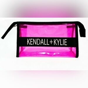 New Kendall & Kylie Transparent Cosmetics Bag